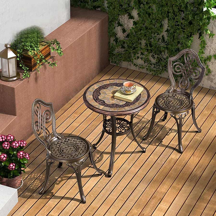 Ghế Nhôm Đúc Ngoài Trời LHAV001 - Đẳng Cấp và Bền Bỉ