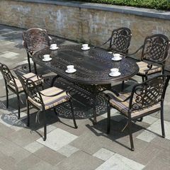 Ghế Sân Vườn Nhôm Đúc LHGN06 - Thiết Kế Tinh Tế Cho Không Gian Ngoài Trời