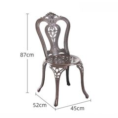 Ghế Nhôm Đúc Ngoài Trời LHAV002 - Sự Lựa Chọn Đẳng Cấp Cho Không Gian Ngoại Thất