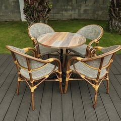 Ghế Lưới Textilene Ngoài Trời LHI37 - Phong Cách Tự Nhiên, Thoáng Mát Cho Ngoại Thất