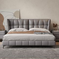 Giường Ngủ Da Fancy LHBE08 – Thiết Kế Sang Trọng và Hiện Đại Cho Phòng Ngủ