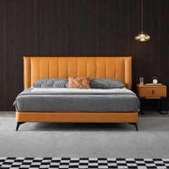 Giường Ngủ Da Fami LHBE09 – Sự Kết Hợp Giữa Đẳng Cấp và Tiện Nghi Cho Phòng Ngủ