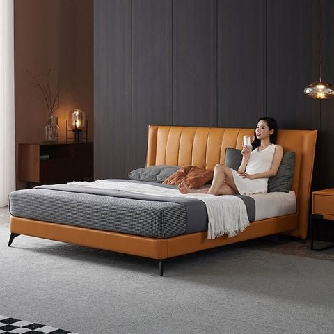 Giường Ngủ Da Fami LHBE09 – Sự Kết Hợp Giữa Đẳng Cấp và Tiện Nghi Cho Phòng Ngủ