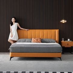 Giường Ngủ Da Fami LHBE09 – Sự Kết Hợp Giữa Đẳng Cấp và Tiện Nghi Cho Phòng Ngủ