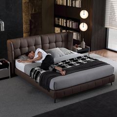 Giường Ngủ Da Fancy LHBE08 – Thiết Kế Sang Trọng và Hiện Đại Cho Phòng Ngủ