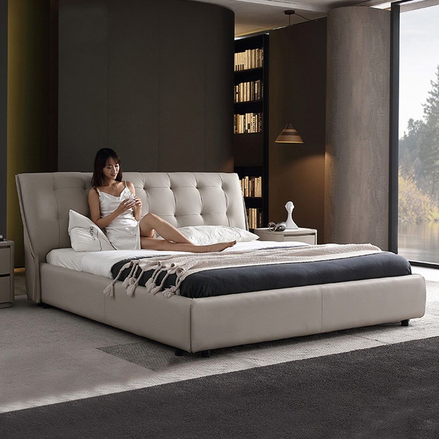 Giường Ngủ Da LEOPATRA LHBE07 – Phong Cách Sang Trọng Cho Phòng Ngủ Hiện Đại