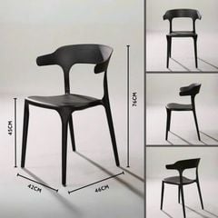 Ghế Nhựa LH3001 – Giải Pháp Lý Tưởng Cho Không Gian Cafe, Văn Phòng, và Bàn Ăn