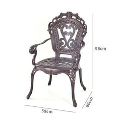 Ghế Nhôm Đúc Ngoài Trời LHAV03- Sự Lựa Chọn Sang Trọng Cho Không Gian Ngoài Trời