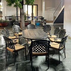 Bộ Bàn Ghế Sân Vườn LHBV8 + LHAV4B - Sự Kết Hợp Hoàn Hảo Cho Không Gian Ngoại Thất