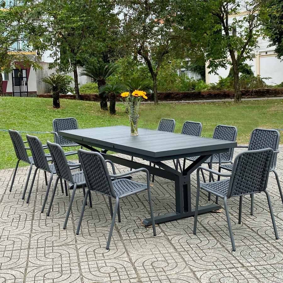 Bàn Nhôm Đúc Ngoài Trời LHD01 - Sự Lựa Chọn Hoàn Hảo Cho Không Gian Ngoài Trời Sang Trọng