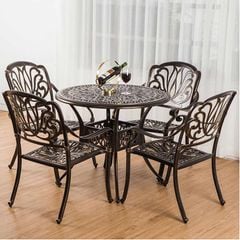 Bộ Bàn Ghế Sân Vườn LHBN03 + LHAV4A - Lựa Chọn Hoàn Hảo Cho Không Gian Ngoài Trời
