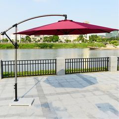 Ô Dù Tròn Lệch Tâm Nhôm LHOTLTN27 - Sang Trọng, Tiện Lợi Cho Không Gian Ngoài Trời