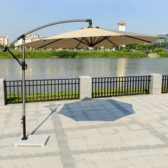 Ô Dù Tròn Lệch Tâm Nhôm LHOTLTN27 - Sang Trọng, Tiện Lợi Cho Không Gian Ngoài Trời