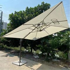 Ô Dù Vuông Lệch Tâm Nhôm LHOVLTN30 - Sang Trọng Cho Không Gian Ngoài Trời