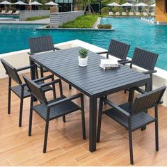 Bộ Bàn Ghế Sân Vườn LHD19 + LHAV11 - Đẳng Cấp Ngoại Thất Hiện Đại