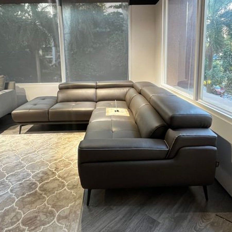 Sofa Da Malaysia LHDG789 - Sang Trọng Với Thiết Kế Góc L Hiện Đại