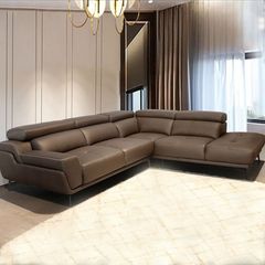 Sofa Da Malaysia LHDG789 - Sang Trọng Với Thiết Kế Góc L Hiện Đại
