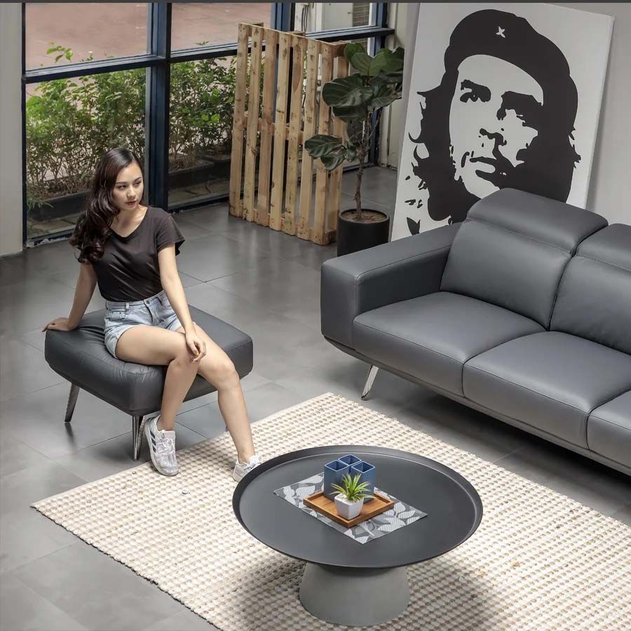 Sofa Da Malaysia LHDV854 - Sang Trọng Và Tinh Tế Với Chất Liệu Da Bò Cao Cấp