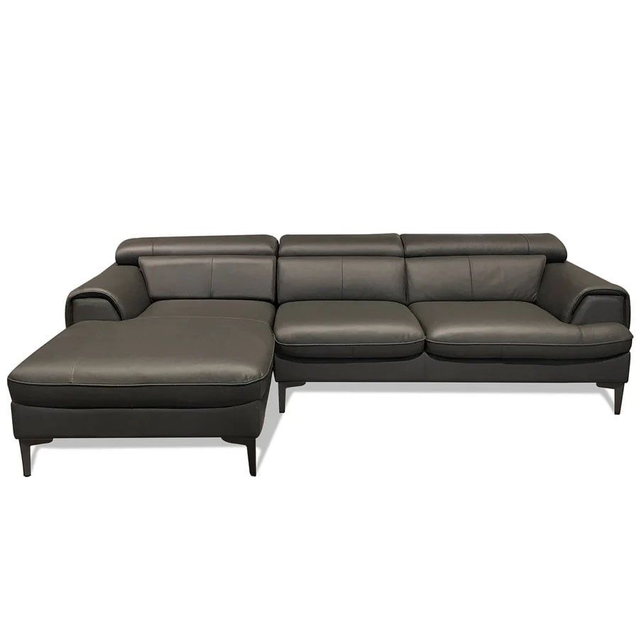 Sofa Da Malaysia LHDG855 - Sang Trọng Và Hiện Đại Với Thiết Kế Góc L