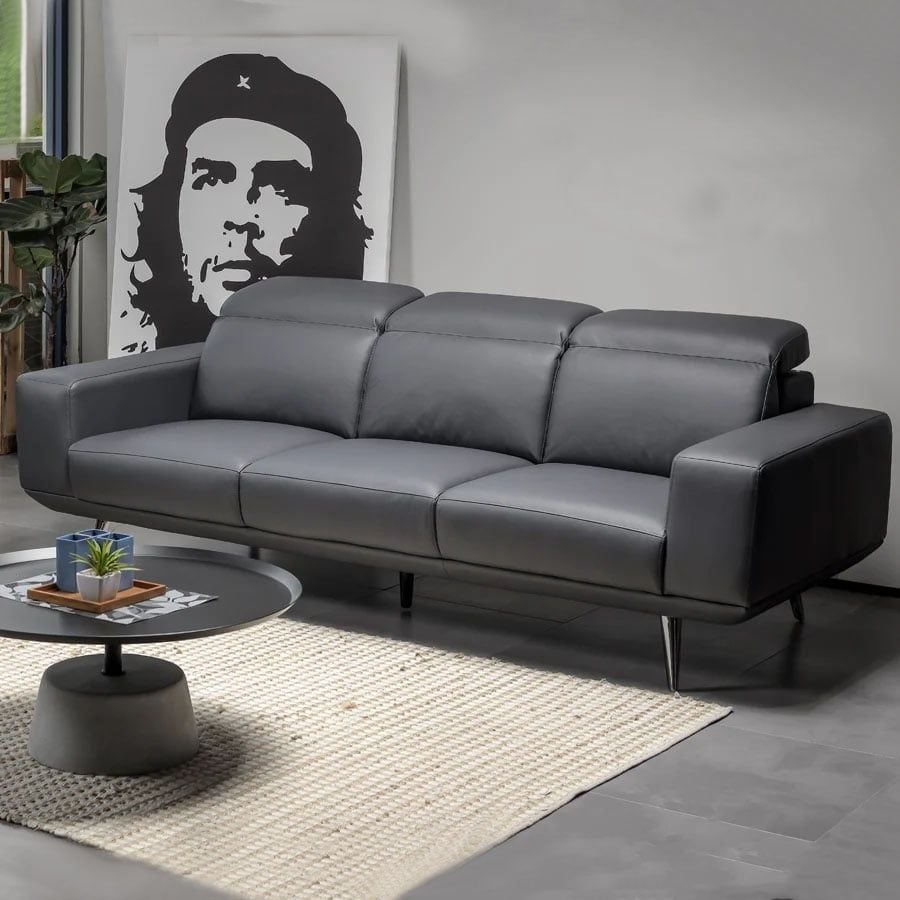 Sofa Da Malaysia LHDV854 - Sang Trọng Và Tinh Tế Với Chất Liệu Da Bò Cao Cấp