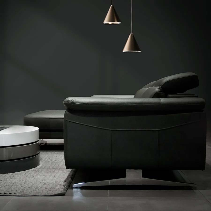 Sofa Da Malaysia LHDG846 - Phong Cách Hiện Đại Với Thiết Kế Góc L