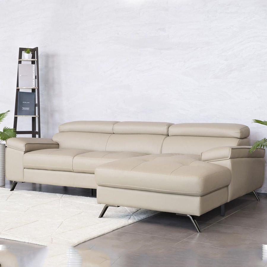 Sofa Da Malaysia LHDG710 - Phong Cách Hiện Đại Với Thiết Kế Góc L