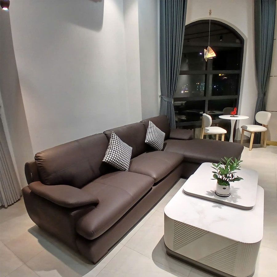 Sofa Da Góc Harry - Sự Lựa Chọn Đẳng Cấp Cho Không Gian Hiện Đại