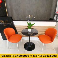 Bộ Bàn Ghế Cafe DPB9B + RUG01 – Sang Trọng, Hiện Đại, Bền Đẹp