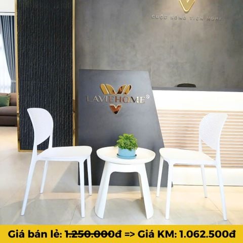 Bộ Bàn Ghế Cafe S3015 + S3002 - Thiết Kế Hiện Đại, Tiện Dụng, Phù Hợp Mọi Không Gian