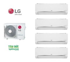 Máy lạnh LG Multi Split Inverter 4.0 HP + 4 dàn lạnh treo tường 1.0 HP