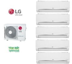 Máy lạnh LG Multi Split Inverter 5.0 HP + 5 dàn lạnh treo tường 1.0 HP