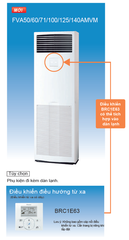 Máy lạnh tủ đứng Daikin Inverter 1 pha FVA50AMVM/RZF50CV2V (2.0 HP)