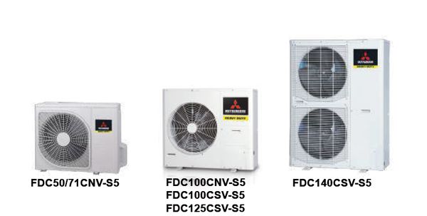 Máy lạnh âm trần Cassette 4 hướng thổi Mitsubishi Heavy Non Inverter FDT125CSV-S5 (5.0 HP)