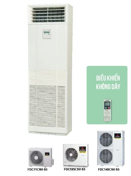Máy lạnh tủ đứng Mitsubishi Heavy Non Inverter FDF140CSV-S5 (5.5 HP)