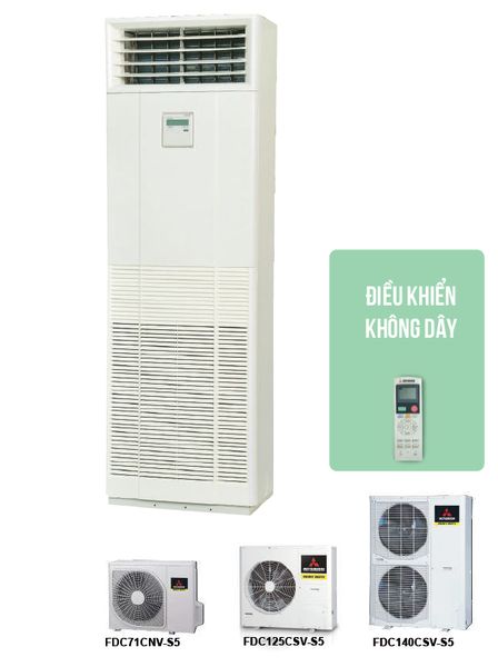 Máy lạnh tủ đứng Mitsubishi Heavy Non Inverter FDF125CSV-S5 (5.0 HP)