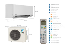 Máy lạnh treo tường Daikin Inverter FTKY25ZVMV/RKY25ZVMV ( 1.0 HP )