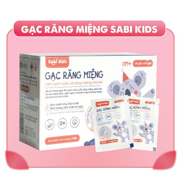 Gạc răng miệng Sabi Kids