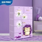  Tủ nhựa Qui Phúc  DELI MAX 5 tầng 