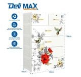  Tủ nhựa Qui Phúc  DELI MAX 5 tầng 