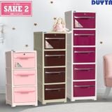  TỦ NHỰA DUY TÂN KHÓA SAKE II MỚI 2025- 5 TẦNG 