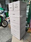  Tủ nhựa Duy Tân Tabi 6 Tầng- Vân Gỗ 