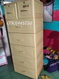 Tủ nhựa Duy Tân Tabi 6 Tầng- Vân Gỗ 