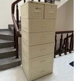  Tủ nhựa Duy Tân Tabi 6 Tầng- Vân Gỗ 