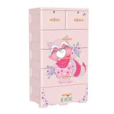  Tủ nhựa Qui Phúc  5 tầng AE, 100% nhựa PP và nhựa ABS chính phẩm, tiện nghi, chắc chắn 