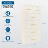  Tủ nhựa Qui Phúc Paris   5 tầng 