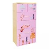 Tủ nhựa Qui Phúc  KID 5 tầng 