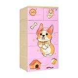  Tủ nhựa Qui Phúc  KID 5 tầng 