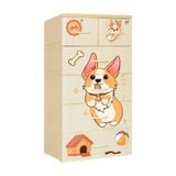  Tủ nhựa Qui Phúc  KID 5 tầng 