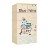  Tủ nhựa Qui Phúc  KID 5 tầng 