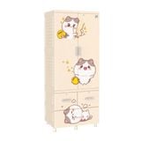  Tủ nhựa treo quần áo  Qui  Phúc LOUIS 2 tầng, thanh treo inox tiện lợi, có khóa 